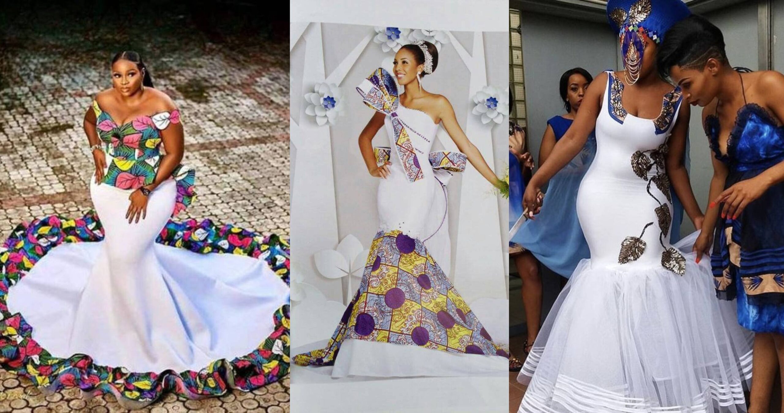 3 Latest Ankara wedding gown styles you should consider on your wedding (Photos)