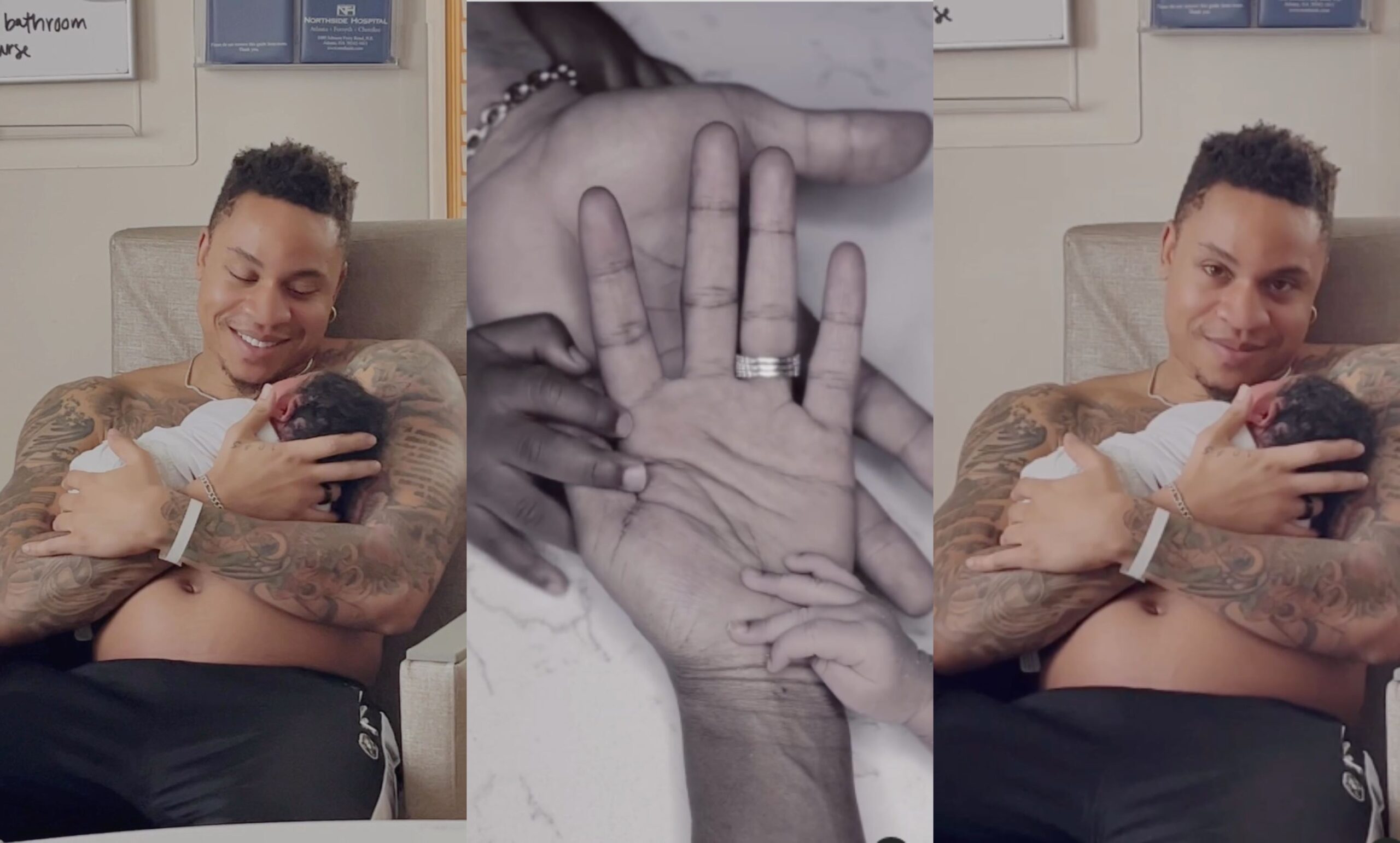 Singer Rotimi and wife welcomes their 2nd child (Photos)