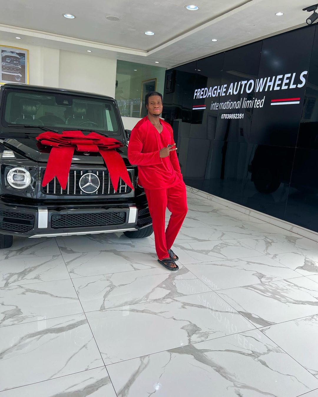 Comedian, Zic Saloma acquires a brand new car (Photos)