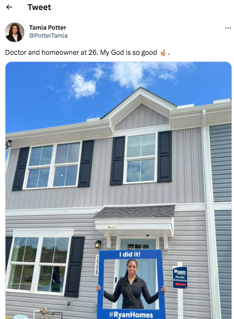 26yr old doctor buys her first house in US (Photos)