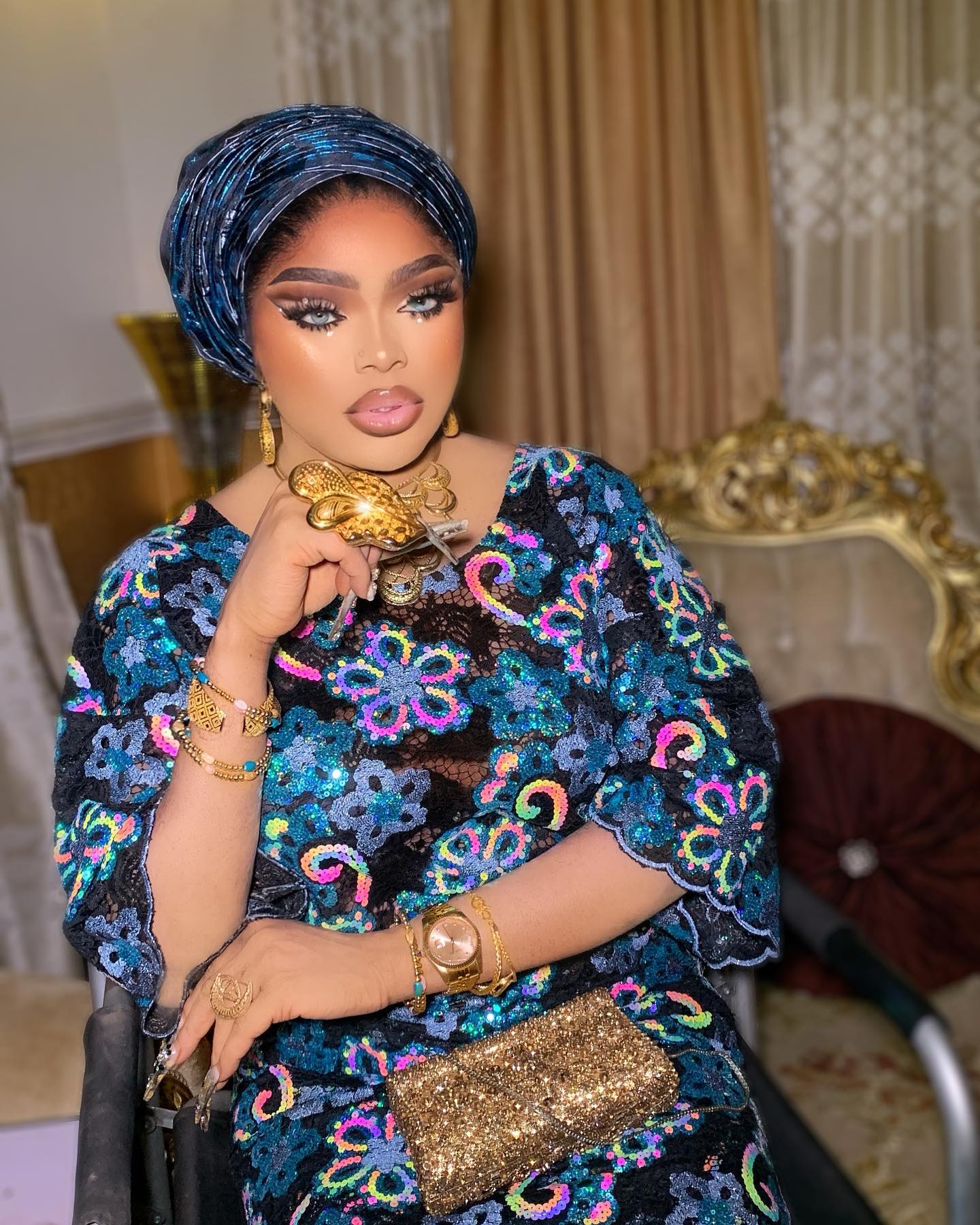 Bobrisky hails his Boyfriends as she shows off wads of cash gifted to him (Video)