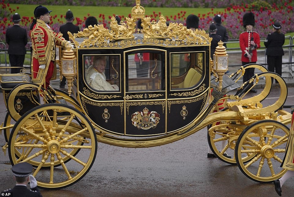 King Charles III first 70 years coronation begins as they leave Buckingham palace (Photos)