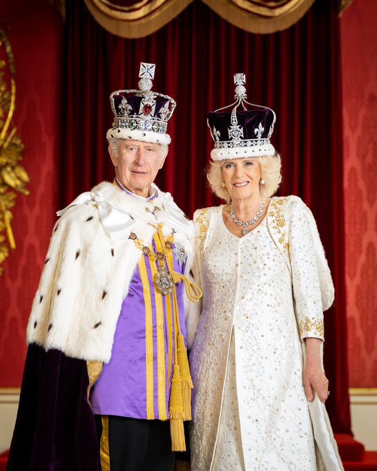 The Buckingham Palace releases Official photos of KIng Charles III and Queen Camilla 