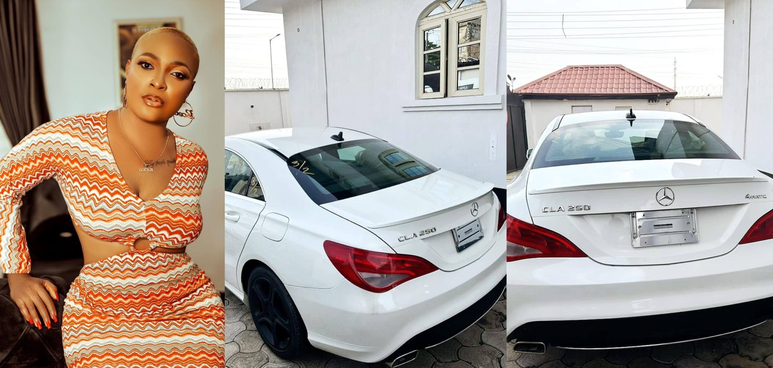Blessing CEO buys herself a new car on her 34th birthday (Photos)