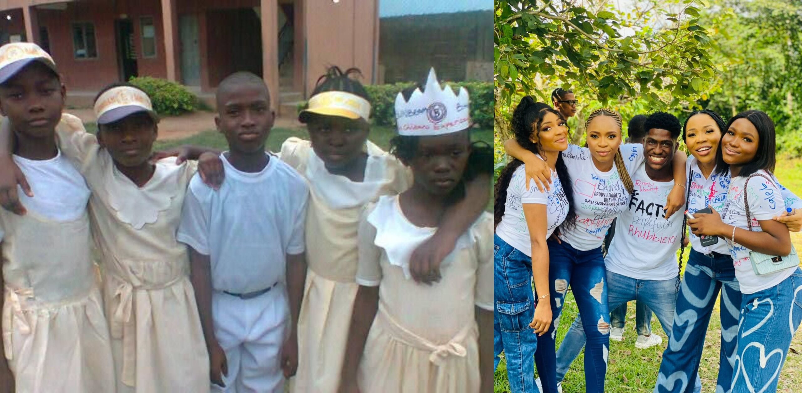 Beautiful Transformation photos of Childhood friends after Graduating University