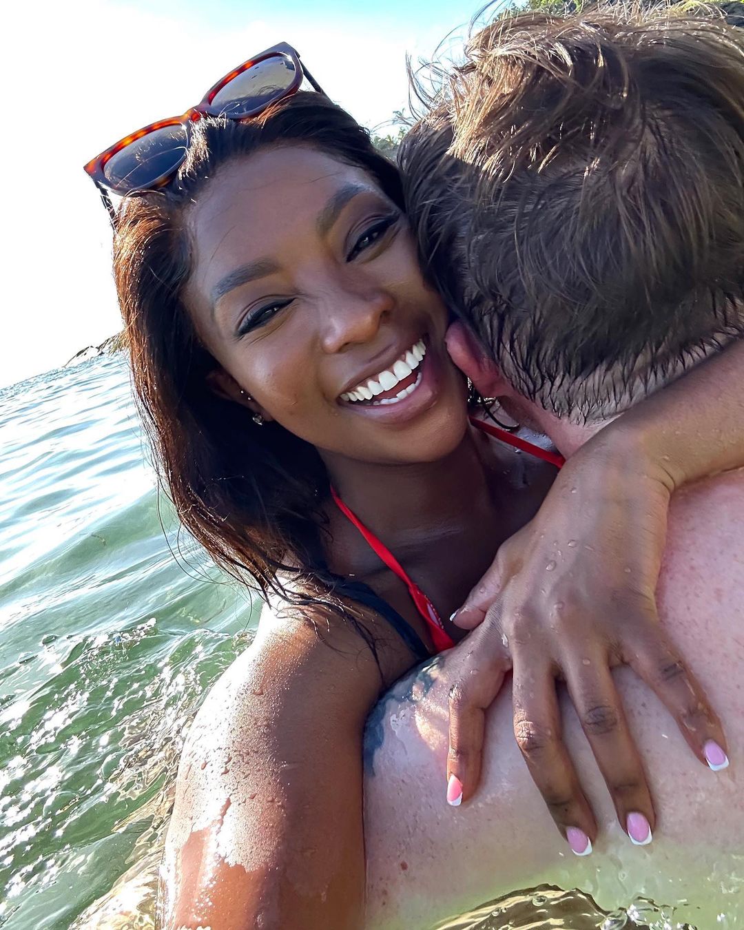 Actress Pearl Modiadie shows off her new Mystery man, social media users reacts 