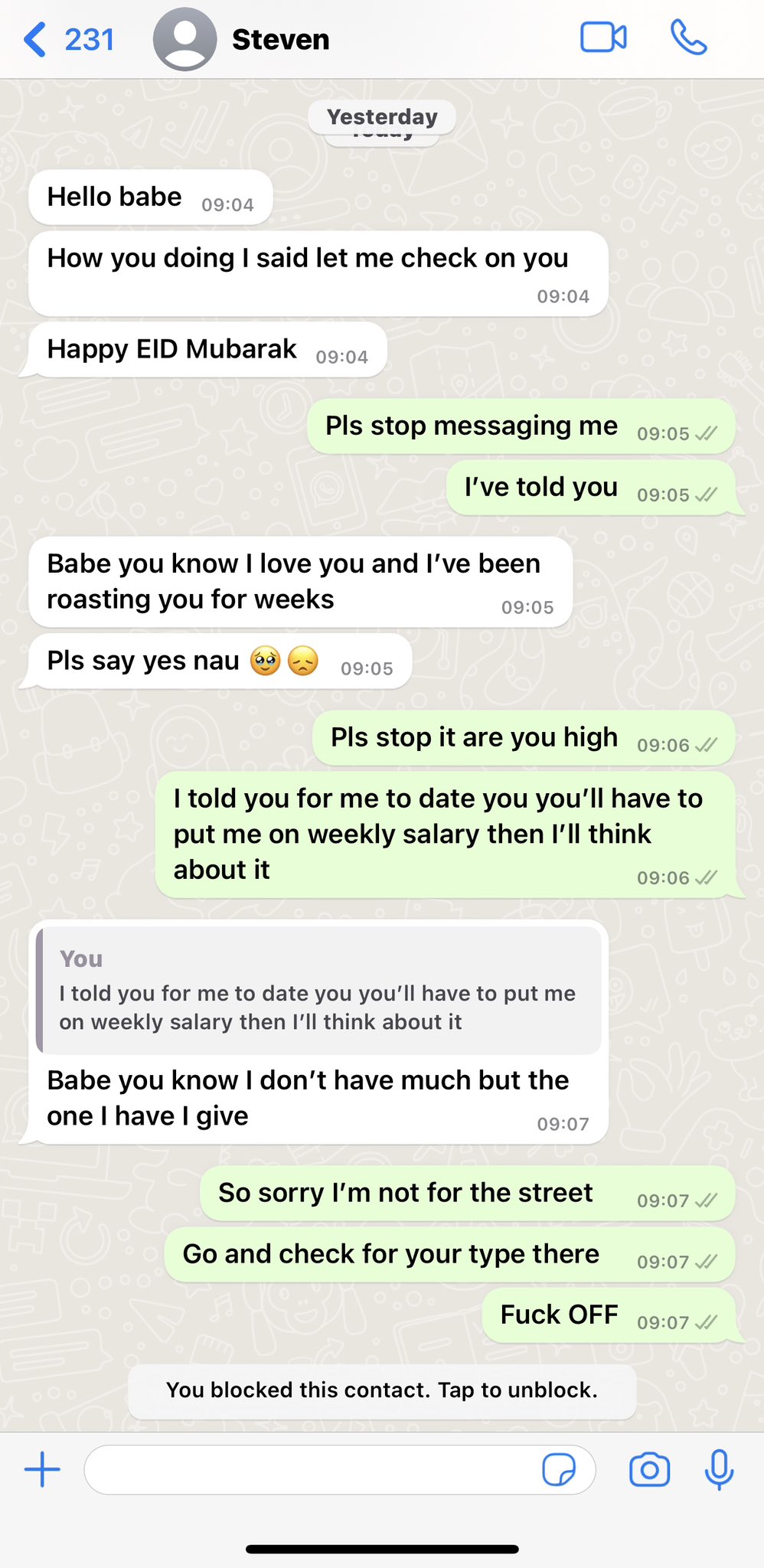 For you to date me, You will put me on Weekly Salary- Lady tells admirers