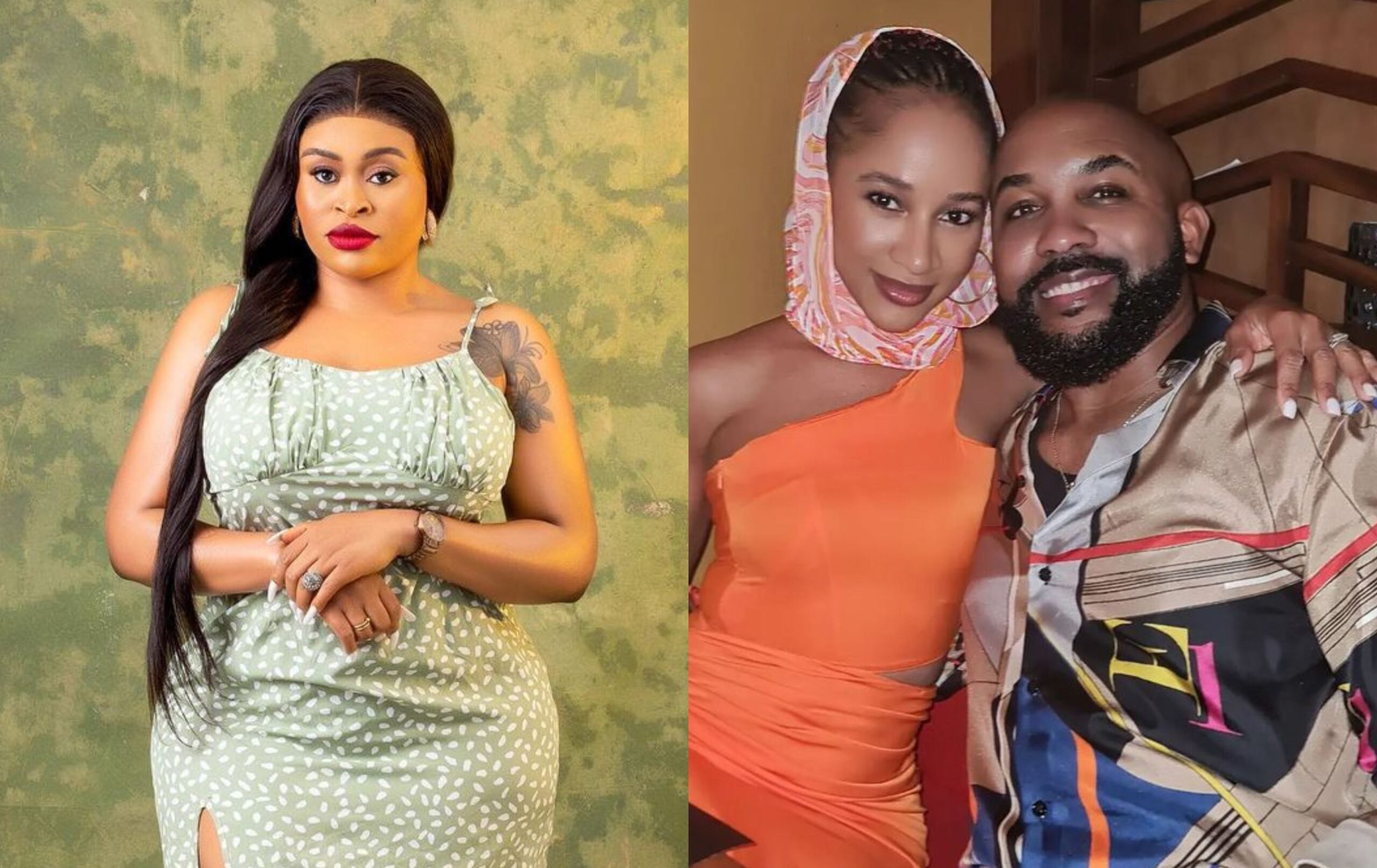 Go back to your husband - Nigerians slams Sarah Martins over her comment on Adesua and Banky W cheating scandal
