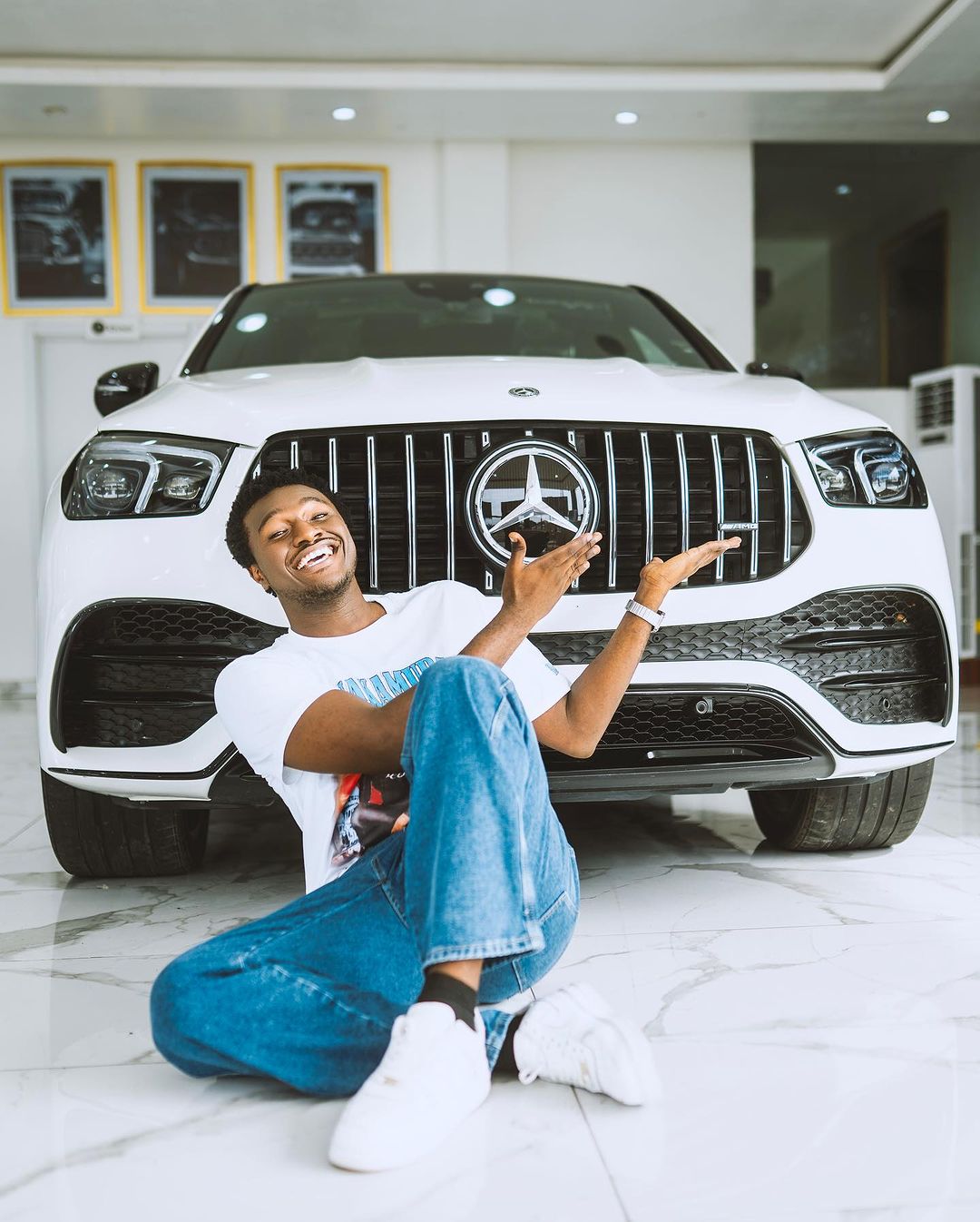 Comedian Nasty Blaq acquires a new car for himself (Photos)