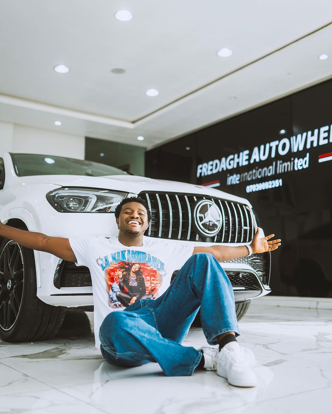 Comedian Nasty Blaq acquires a new car for himself (Photos)