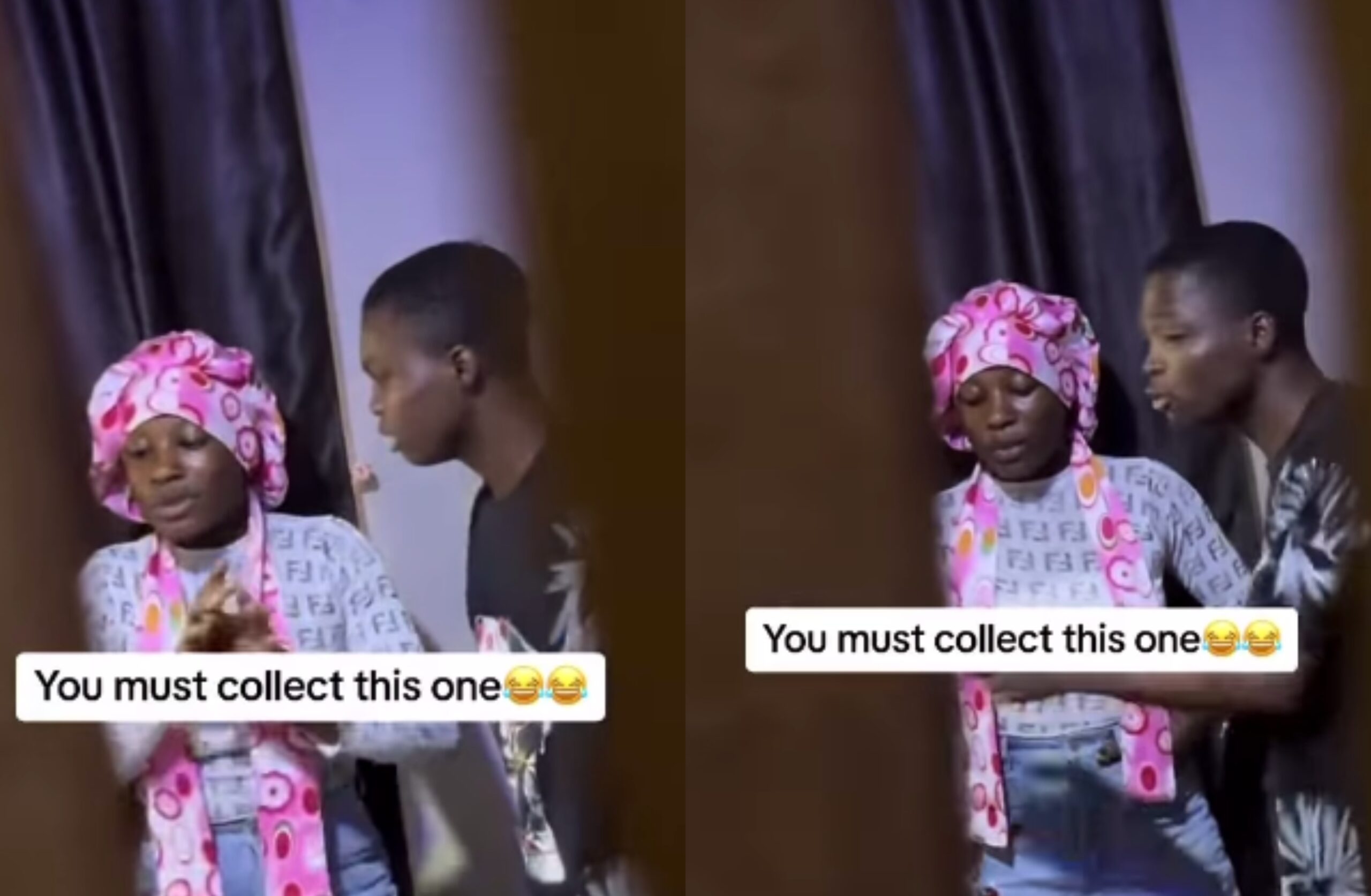 You must accept it, I'm tired of Aborting- Lady confronts her boyfriend that she's pregnant again (Video)