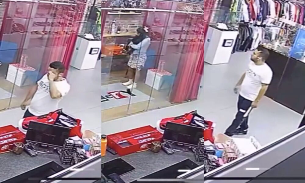 Couple Caught On CCTV Stealing £50K Sneakers From A Luxury Store ...