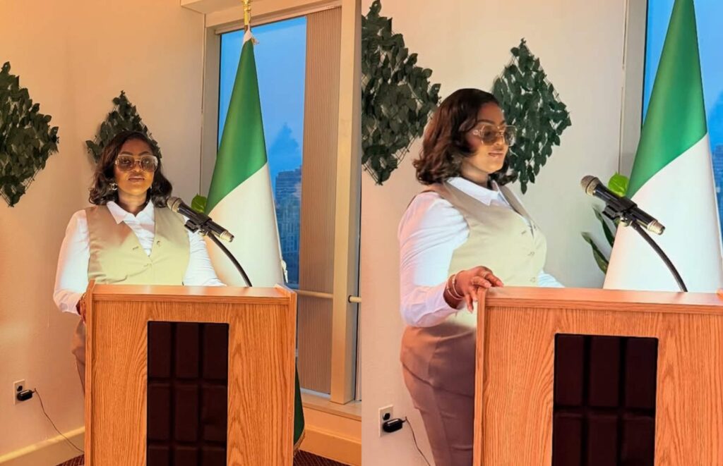 Eniola Badmus Faces Backlash After Sharing Photo Giving Speech at Event