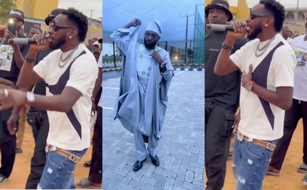 Viral Video Shows Nigerian Singer May D Performing in the Trenches of Lagos