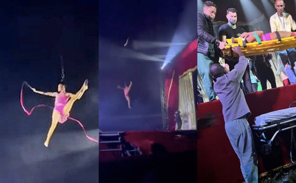 Circus Performer Hospitalized After Falling Mid-Air During Hair-Hanging Act
