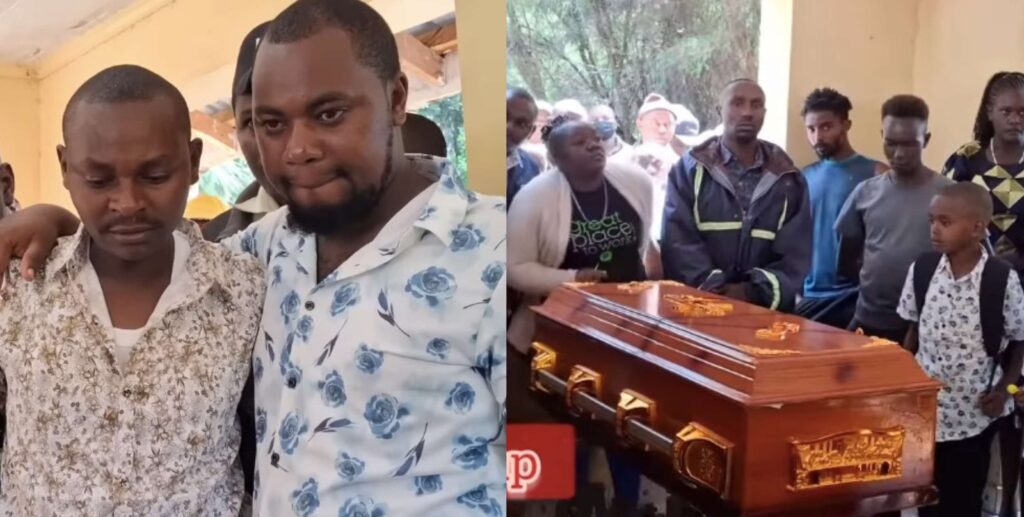 Heartbroken Father Weeps at Funeral After Wife Murders Two of Their Children, Third Survives