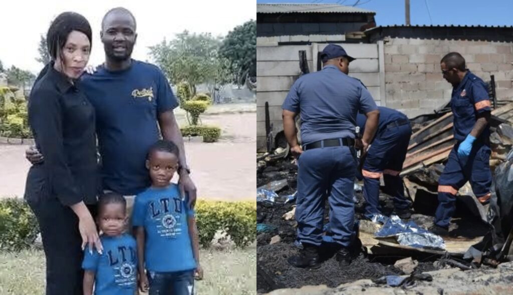 Man Murders Wife and Two Children Before Setting Them Ablaze in South Africa