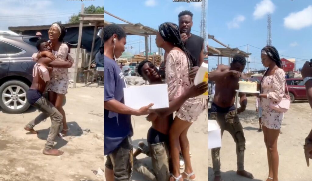 Lady Returns From the UK to Surprise Mechanic Boyfriend Who Sponsored Her Education