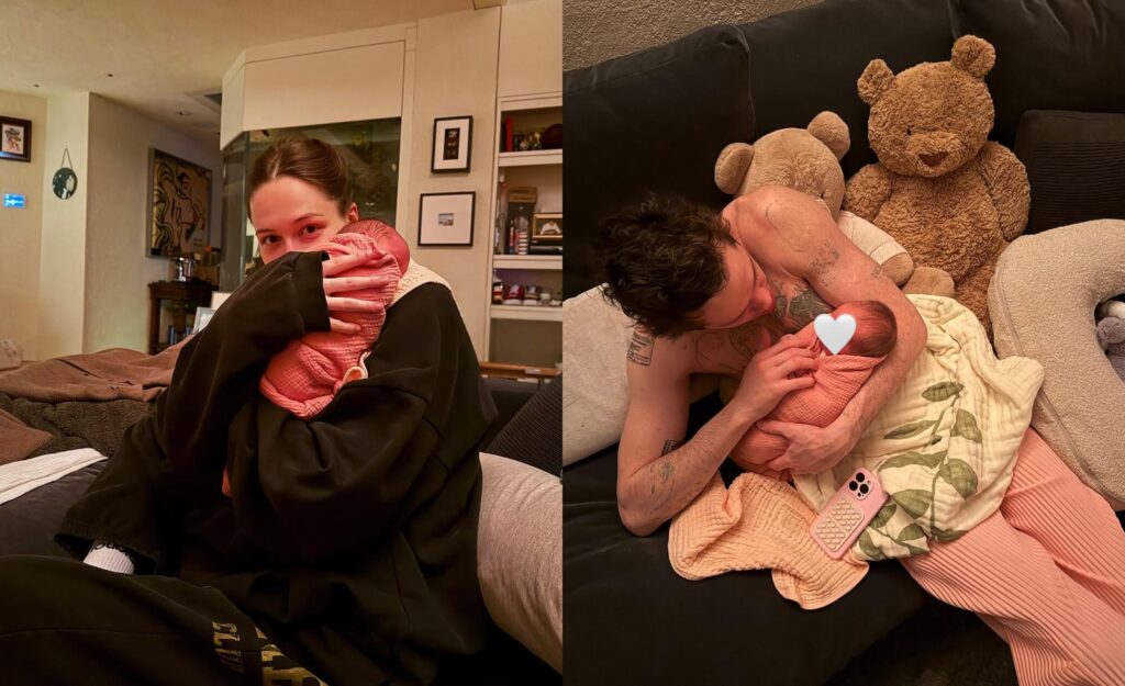 Pete Davidson Shows Off Tattoo Removal Journey While Cuddling Newborn Daughter