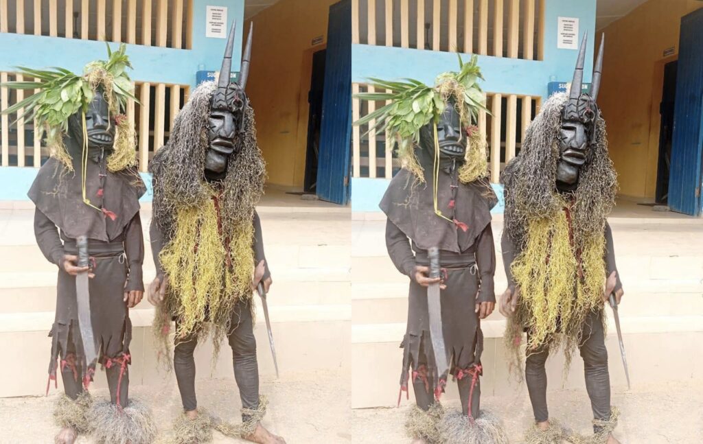Two Masquerades Arrested in Akwa Ibom For Disturbing People Peace