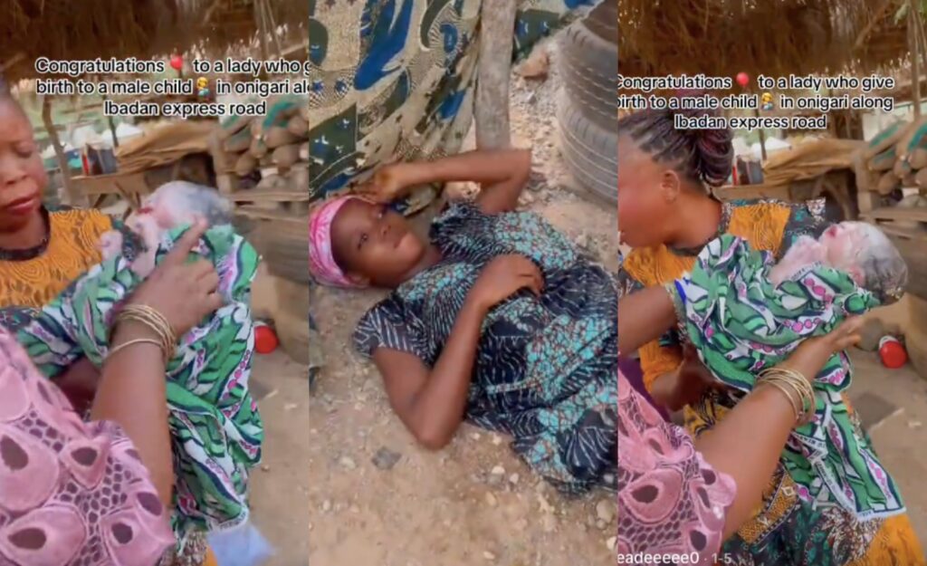 Video Goes Viral as Woman Gives Birth by the Roadside