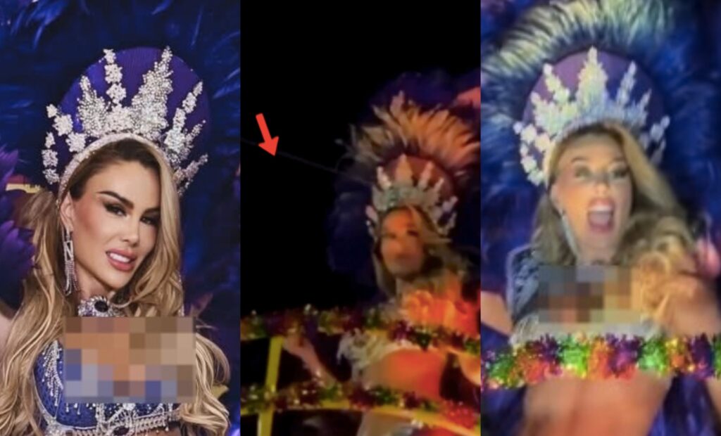 Beauty Queen Ninel Conde Nearly El£ctrocuted As P-wer Cable Hits Her During Carnival Performance