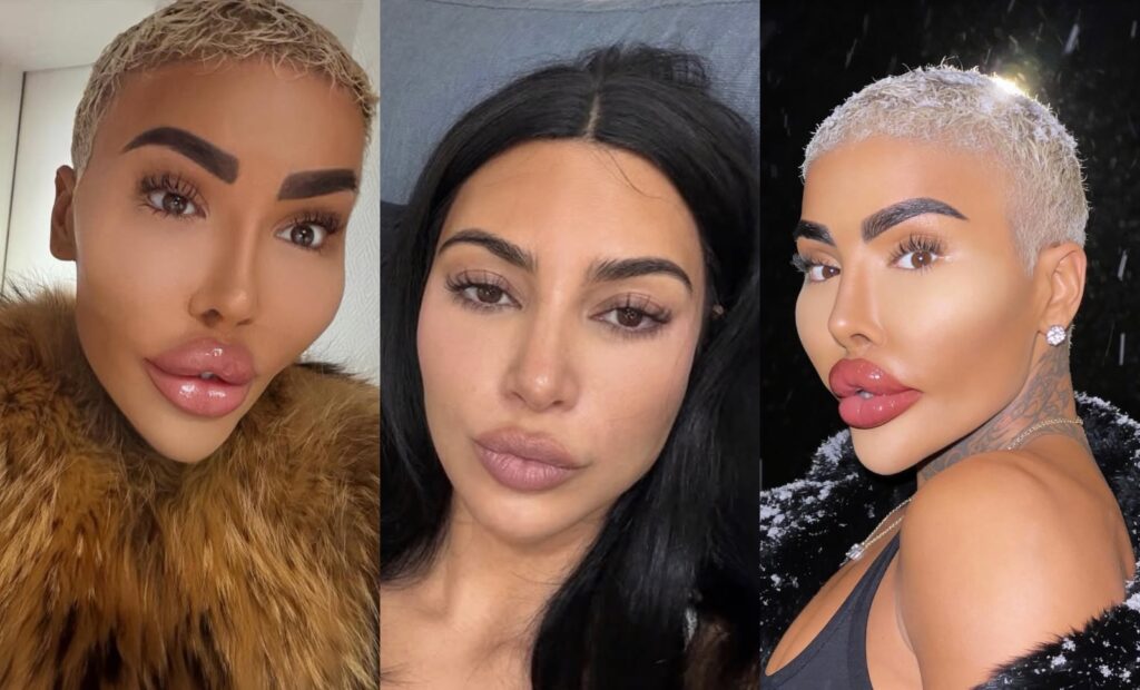 Jordan James, Kim Kardashian look-alike who spent £130k on cosmetic surgery is D£ad