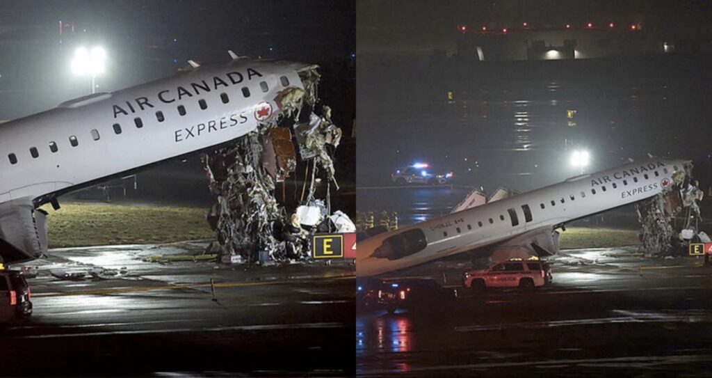 Two D£ad After Air Canada Jet Collides with Vehicle at LaGuardia Airport