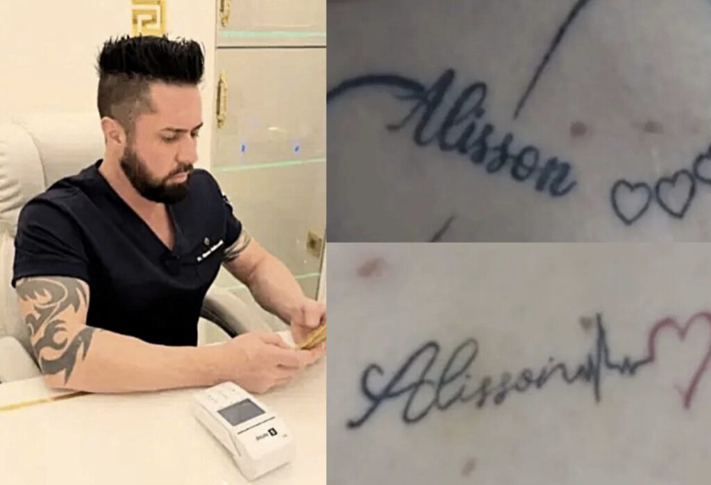 Dentist arrested for holding his girlfriend captive and tattooing his name on her body