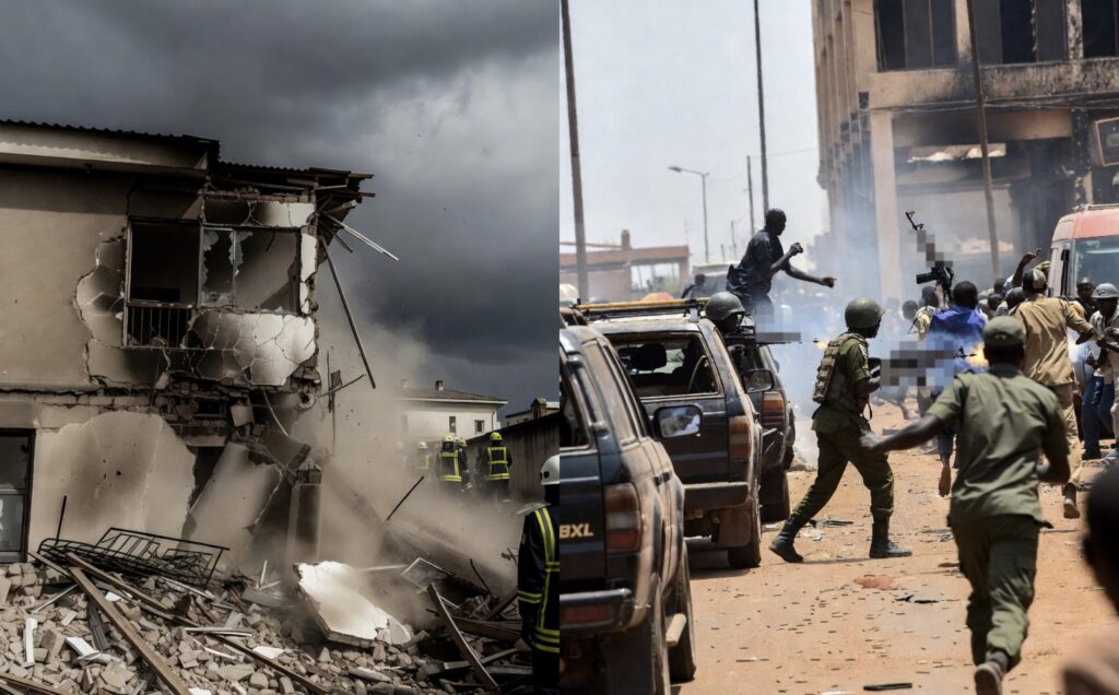 Terrorists Att£ck Chibok Community, Burn Churches and Homes Ahead of Easter in Borno state, Nigeria