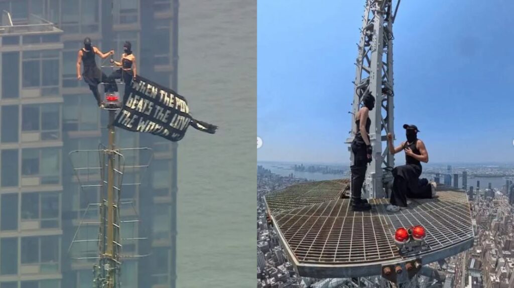 Couples Arrested After Climbing Empire State Building Antenna for Marriage Proposal