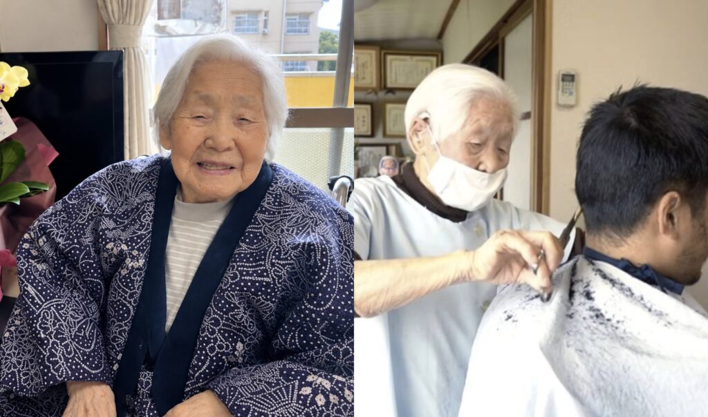 World’s Oldest Barber Shitsui Hakoishi Dies at 109