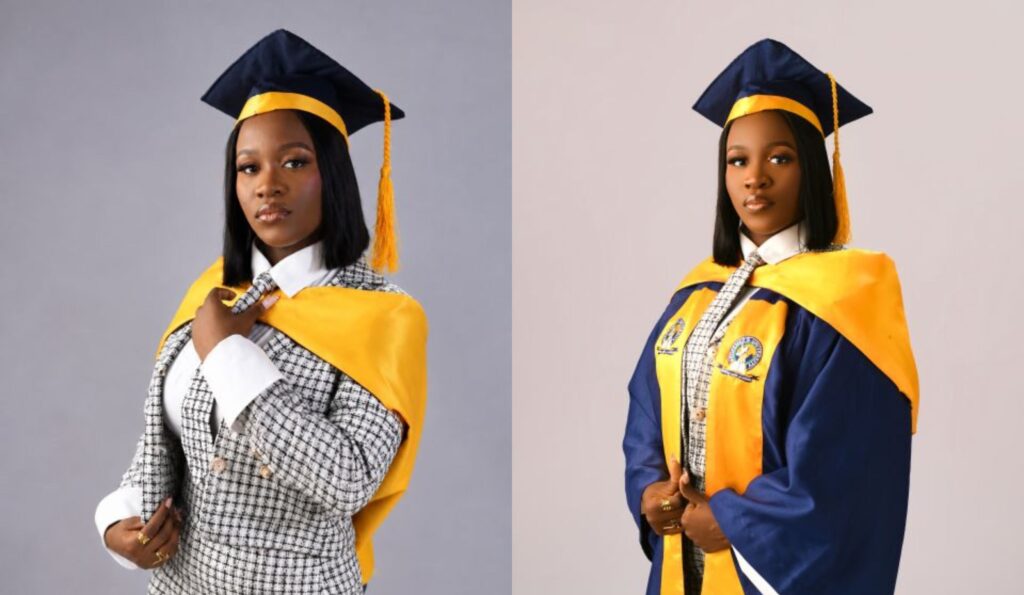 19-Year-Old Lady Celebrates as She Graduates With First-Class Honours in Accounting
