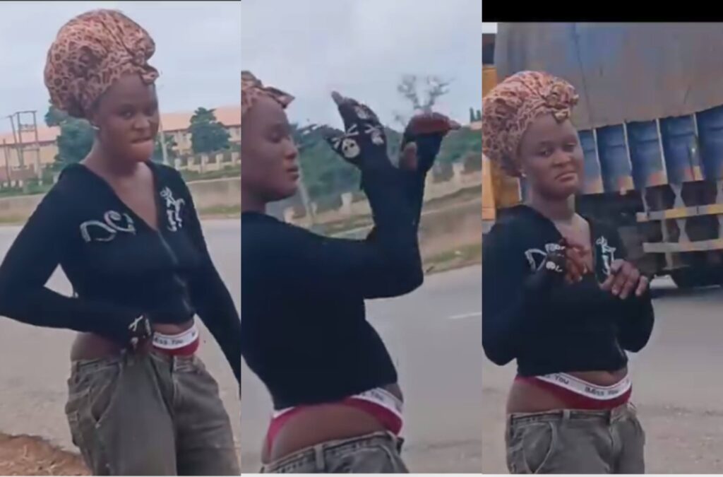 Anyone Who Knows Her Parents Should Please Help – Woman Found Dumped by the Roadside in Gwagwalada as She Behaves Strangely